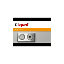 prise usb chargeur 230v/5v 2 ports 2 modules legrand céliane