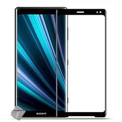 Htdmobiles Film de protection vitre verre trempe incurve integral pour Sony Xperia XZ3 - NOIR