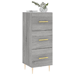 Avis Maison Chic Buffet,Meuble de Rangement,commode pour salon,Cuisine Sonoma gris 34,5x34x90 cm Bois d'ingénierie -MN35904