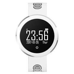 Avis Wewoo Bracelet connecté blanc 0,95 pouces HD OLED écran Smart Display Bluetooth, IP68 imperméable à l'eau, podomètre de / Rappel sédentaire / Moniteur de fréquence cardiaque / de sommeil, Compatible avec Android et téléphones iOS