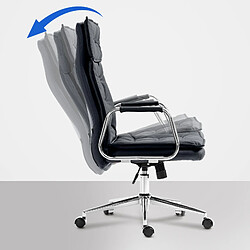 Acheter Non Chaise de bureau Sotira cuir véritable