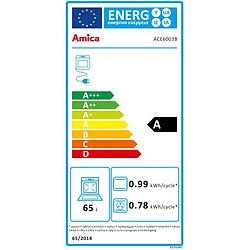 Cuisinière électrique 65l 4 feux blanc - ace6003b - AMICA