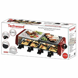 Avis NC APPAREIL A Raclette Grill Et Pierre de Cuisson pour 8 personnes Revêtement anti-adhésif 1200W Avec Poignées isolantes en acier