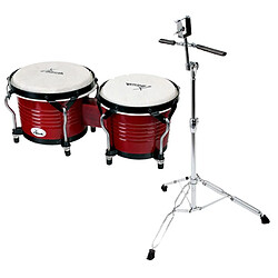 XDrum Bongo Pro Vintage SET incl. pied de bongos