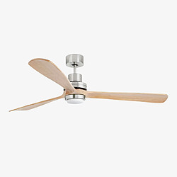 faro Plafonnier ventilateur Lantau-G Nickel mat 41 Cm