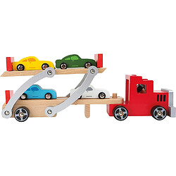 Small Foot Camion Transport en Bois avec Rampe 