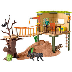 Schleich Ensemble de Jeu de 68 Pièces Station du Ranger Wildlife Multicolore