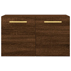 Acheter vidaXL Armoire murale Chêne marron 60x36,5x35 cm Bois d'ingénierie