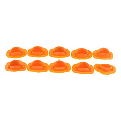 10 bouches en forme de canard orange pour le remplacement de jouets assortis 46x27mm