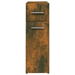 Acheter vidaXL Armoire d'apothicaire Chêne fumé 20x45,5x60cm Bois d'ingénierie