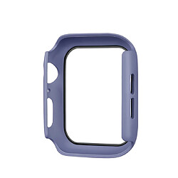 Acheter Wewoo Etui pour PC avec couverture totale + Protecteur en verre trempé Apple Watch série 5/4 40mm bleu