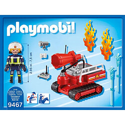 Playmobil® PLAYMOBIL 9467 City Action - Pompier avec robot d'intervention