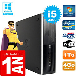 PC HP Compaq 8300 SFF Core I5-2400 Ram 4Go Disque 1 To Graveur DVD Wifi W7 · Occasion 