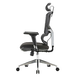 Mendler SIHOO chaise de bureau chaise de bureau ergonomique, soutien lombaire ~ rembourré noir