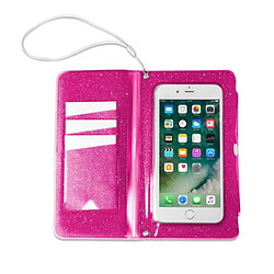 Celly SPLASHWALL18PK coque de protection pour téléphones portables 14,5 cm (5.7') Étui avec portefeuille Rose