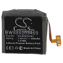 vhbw Batterie remplacement pour Samsung EB-BR840ABY, GH43-05011A pour smartwatch montre connectée bracelet fitness (330mAh, 3,85V, Li-polymère)