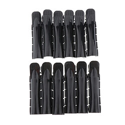 12pcs Pinces à Cheveux de Coiffeur Épingle à Cheveux de Coiffure Styling Wave Frisé Antidérapante Pince de Coiffure pour Salon DIY Hairdressing