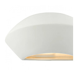 Avis Luminaire Center Applique murale Foden Céramique blanc 1 ampoule 14cm