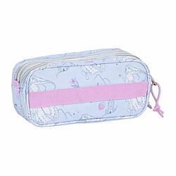 Trousse Fourre-Tout Triple Frozen Believe 21,5 x 10 x 8 cm Lila