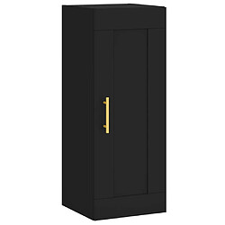 Maison Chic Armoire murale,Meuble de Rangement pour salon,cuisine noir 34,5x34x90 cm bois d'ingénierie -MN37404