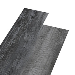 vidaXL Dalles de plancher PVC 5,02 m² 2 mm autoadhésif gris brillant