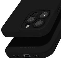 Acheter Roar Coque pour iPhone 16 Pro Max Silicone Mat Soft Touch Caméra Protégée Noir