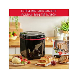 Machine à pain 1kg 720w noir - ow220830 - MOULINEX