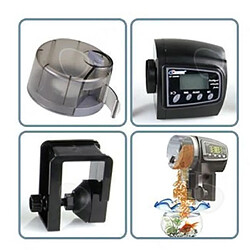 CONFO® distributeur automatique de nourriture pour poissons aquarium longue durée distribution automatique bocal