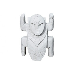 Jardinex Statue de jardin T... - Blanc Statue de jardin Totem 40 cm - Blanc