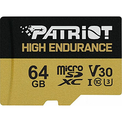 64gb scheda microsdhc patriot v30 high endurance [sfpatmdg64sdhc2]