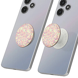 Acheter Popsockets PopGrip Confetti Iridescent pour Smartphone Bague et Support Universel Rose