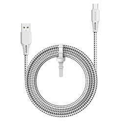 Wewoo Câble S-T507 2 m TPE Micro USB vers USB de chargement de synchronisation de donnéesPour pour Galaxy, Huawei, Xiaomi, LG, HTC et autres téléphones intelligents