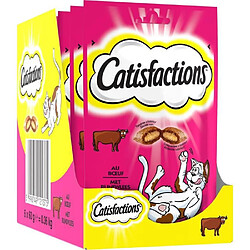 Catisfactions Friandises au boeuf 60 g (x6)