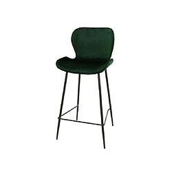 Avis Lisa Design Basti - lot de quatre tabourets de bar - en velours vert