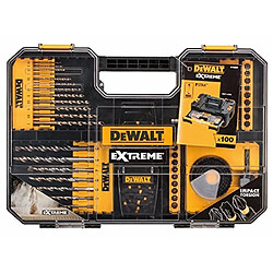 DeWalt Coffret assortiment forets et embouts perçage vissage Extreme (100 pcs)