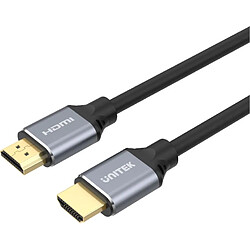 Unitek HDMI - HDMI 3m argent (C139W) Unitek HDMI - Câble HDMI 3m argent (C139W)