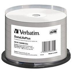 Verbatim DataLifePlus CD-R 700 Mo 50 pièce(s) 