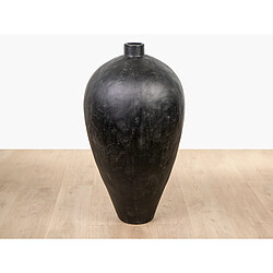 Vase de sol Alexandra House Living Noir Céramique 45 x 85 x 45 cm