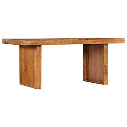 Avis Maison Chic Table à manger | Table de salle à manger 180x90x75 cm Bois solide d'acacia -GKD66294