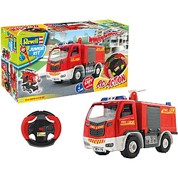 Revell Camion de Pompier télécommandé à Construire à partir de 4 ans rouge