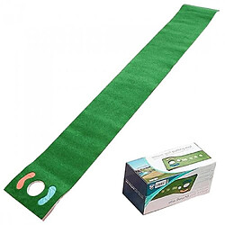 Tapis de Putting Practice Golf Maison Par 1 avec Lac et Bunker