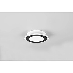 Lumière Downlight Encastrable Moderne 14cm Noir Mat 3000K