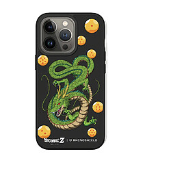 RhinoShield Coque Compatible avec [iPhone 13 Pro] SolidSuit - Coque Fine Licence Officielle Dragon Ball Z avec Technologie Absorption des Chocs - Noir - Shenron & Dragon Balls 