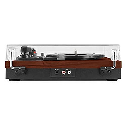 Fenton RP165C Platine Vinyle Sans Fil Bluetooth 100W Vitesse Réglable Protection Anti-Poussière Marron