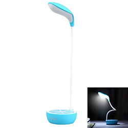 Wewoo Lampes de bureau bleu Nouveauté Portable Tactile Gradation Oeil-protection Rechargeable LED Citron Lampe Pliée de Table Nuit Lumière 