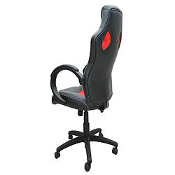 Acheter Bcelec bs11010-4 Siège baquet fauteuil de bureau rouge et noir, tissu et cuir