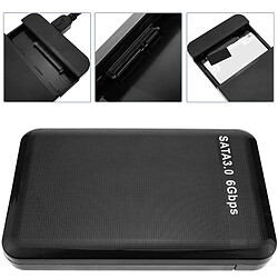 Bematik Boîtier externe pour disque dur 2.5 HDD SATA 3.0 à USB 3.0 à 5 Gbps plastique