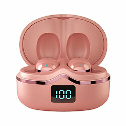 Tws Sans Fil Compatible Bluetooth 5.0 Casque Mini Binaural Intra-Auriculaire Stéréo Réduction Du Fleur De Cerisier Rose 