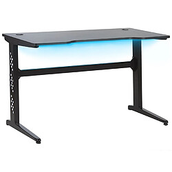 Beliani Bureau de jeu 120 x 60 cm Noir DEXTER