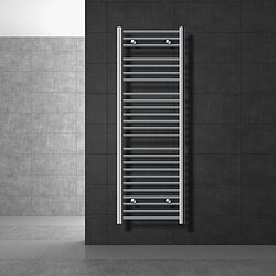 LuxeBath Radiateur de salle de bain Sahara Raccord latéral sèche-serviettes Chrome 50x150cm